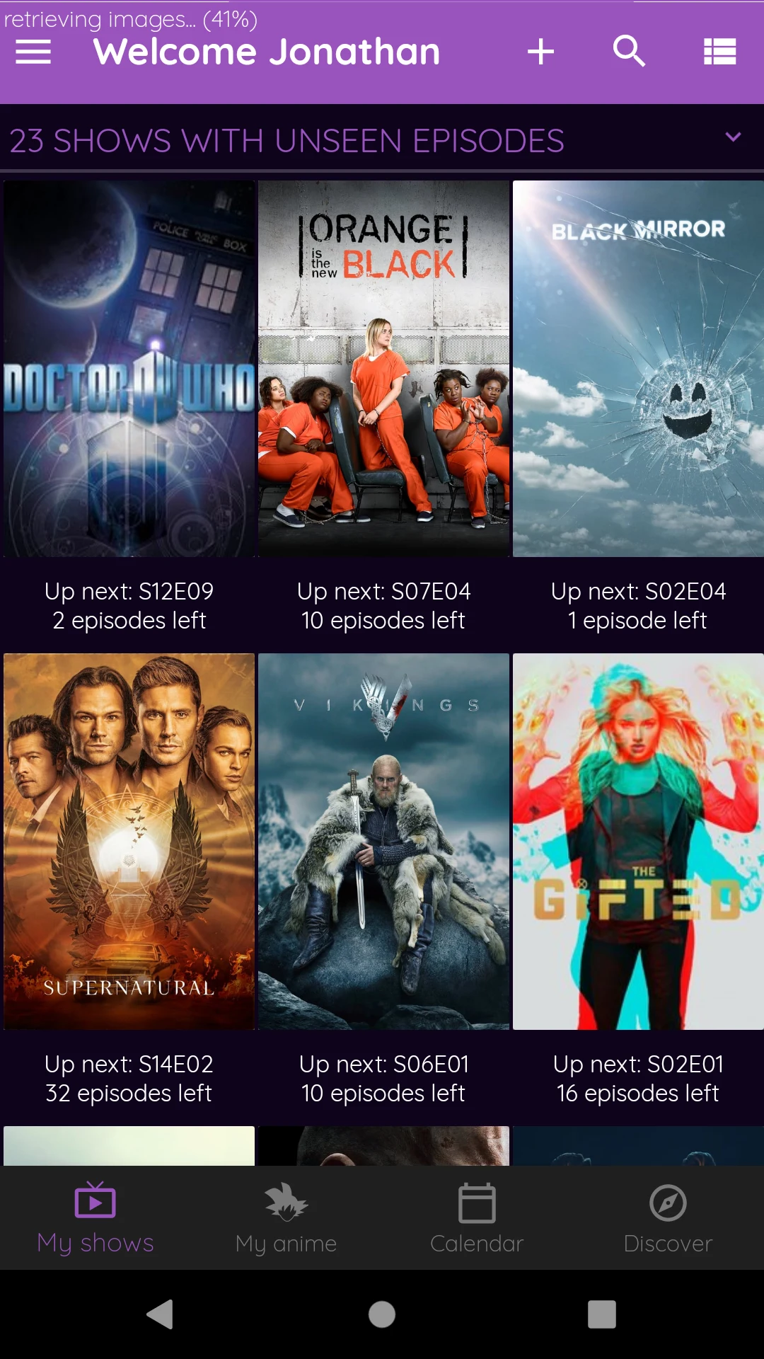 Anime & TV Series for Simkl screenshot